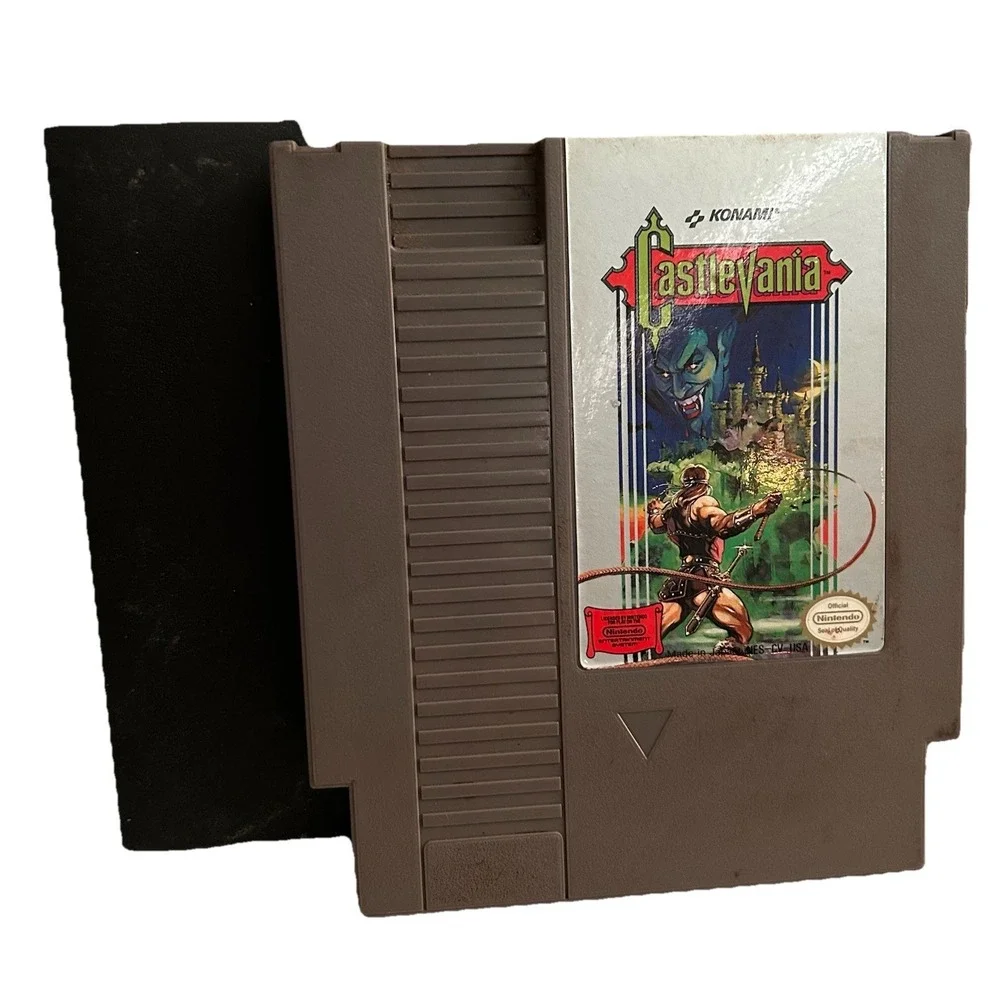 Castlevania NES Game Authentic Nintendo 1987 Working With Sleeve